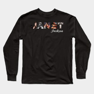 Janet Jackson Vintage Tour Concert Long Sleeve T-Shirt